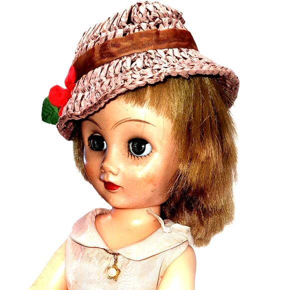 19" 1950s Vintage Teenage High Heel Fashion Doll~Twist Waist ~Homemade Heels - Picture 8 of 12